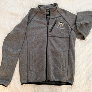NHL shop Pittsburgh Penguins full zip fleece, men’s M